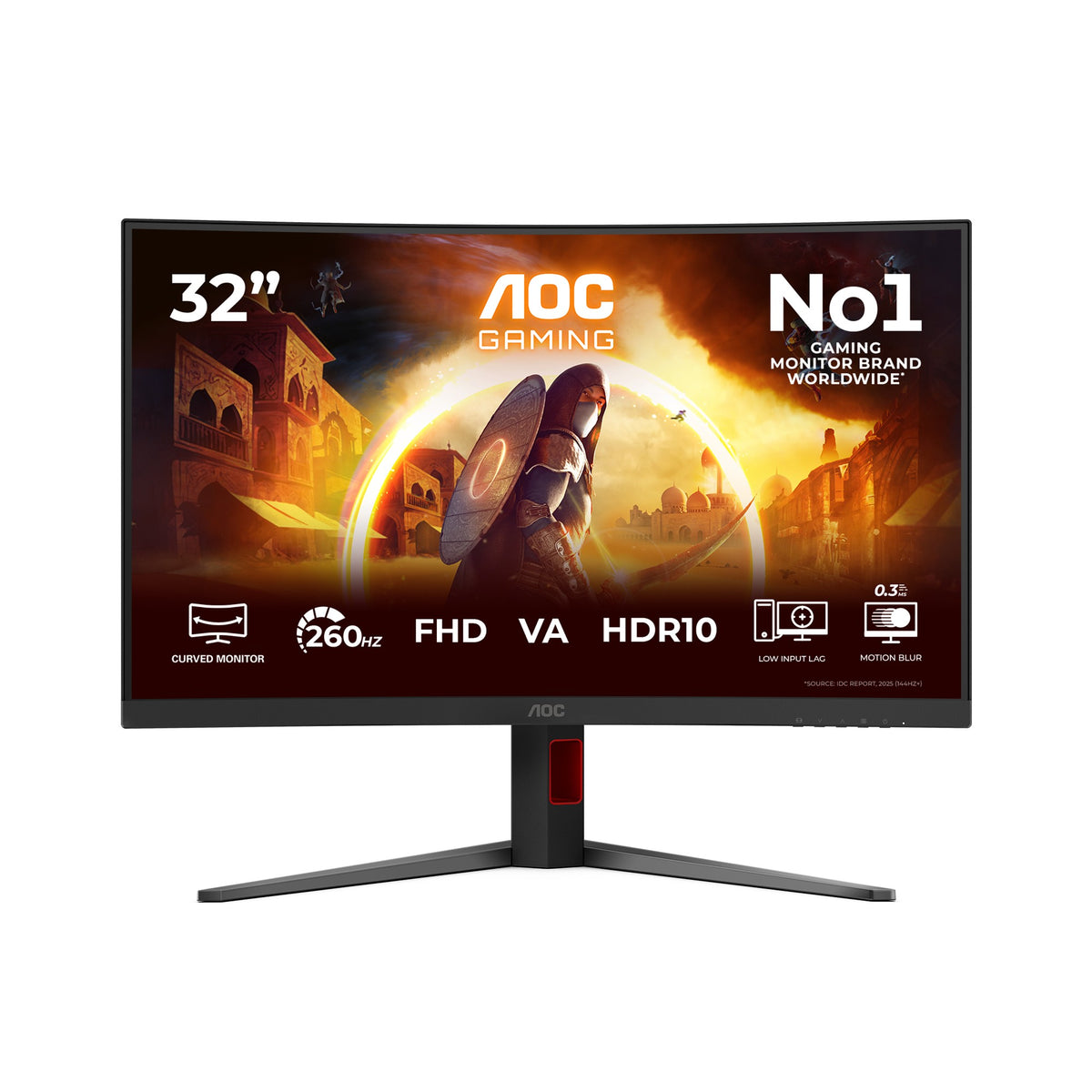 AOC 32" curved gamingskjerm C32G4Z