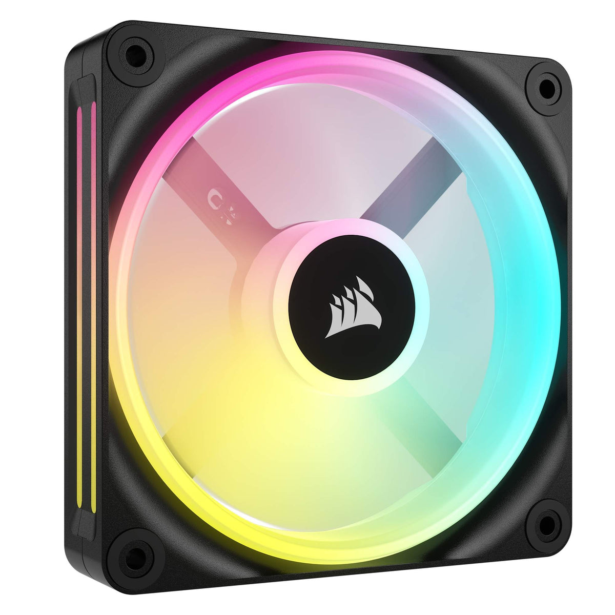 Corsair iCUE LINK QX120 RGB 120mm vifte (sort)