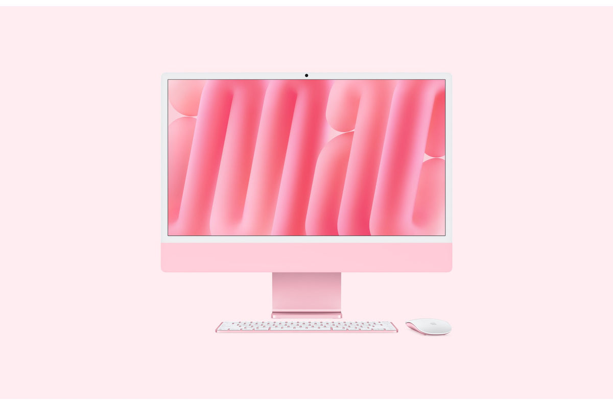 Apple iMac 24 2024 rosa (M4 8-kjerners, 16 GB, 256 GB SSD)
