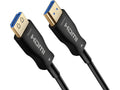 Aktiv optisk HDMI-kabel (AOC) 20 m, sort, med plugger merket Source og Display