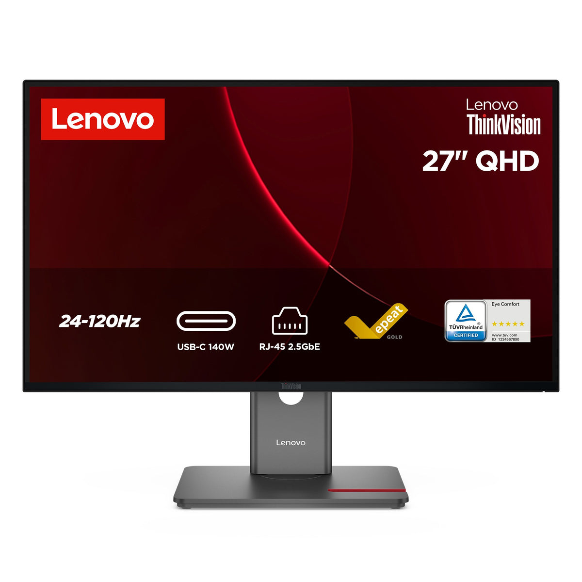 Lenovo 27" skjerm ThinkVision P27QD-40