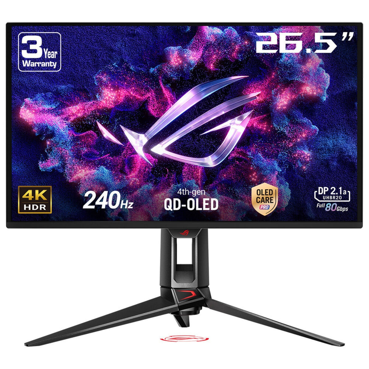 ASUS ROG Swift 27" 4K gamingskjerm PG27UCDM