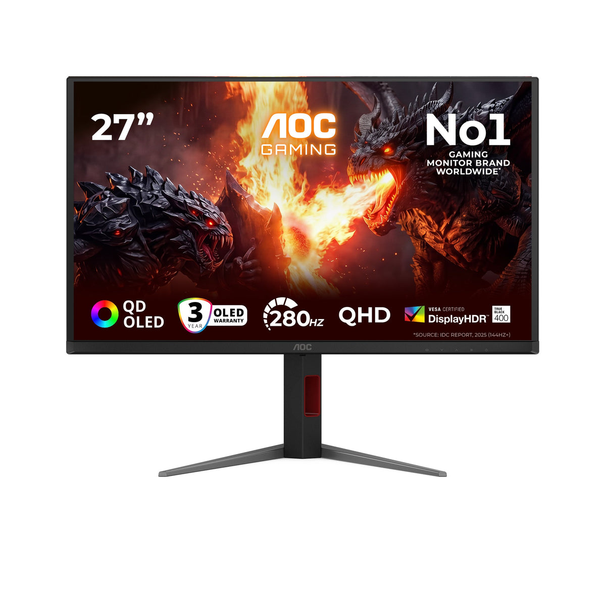 AOC 27" gamingskjerm Q27G4ZD