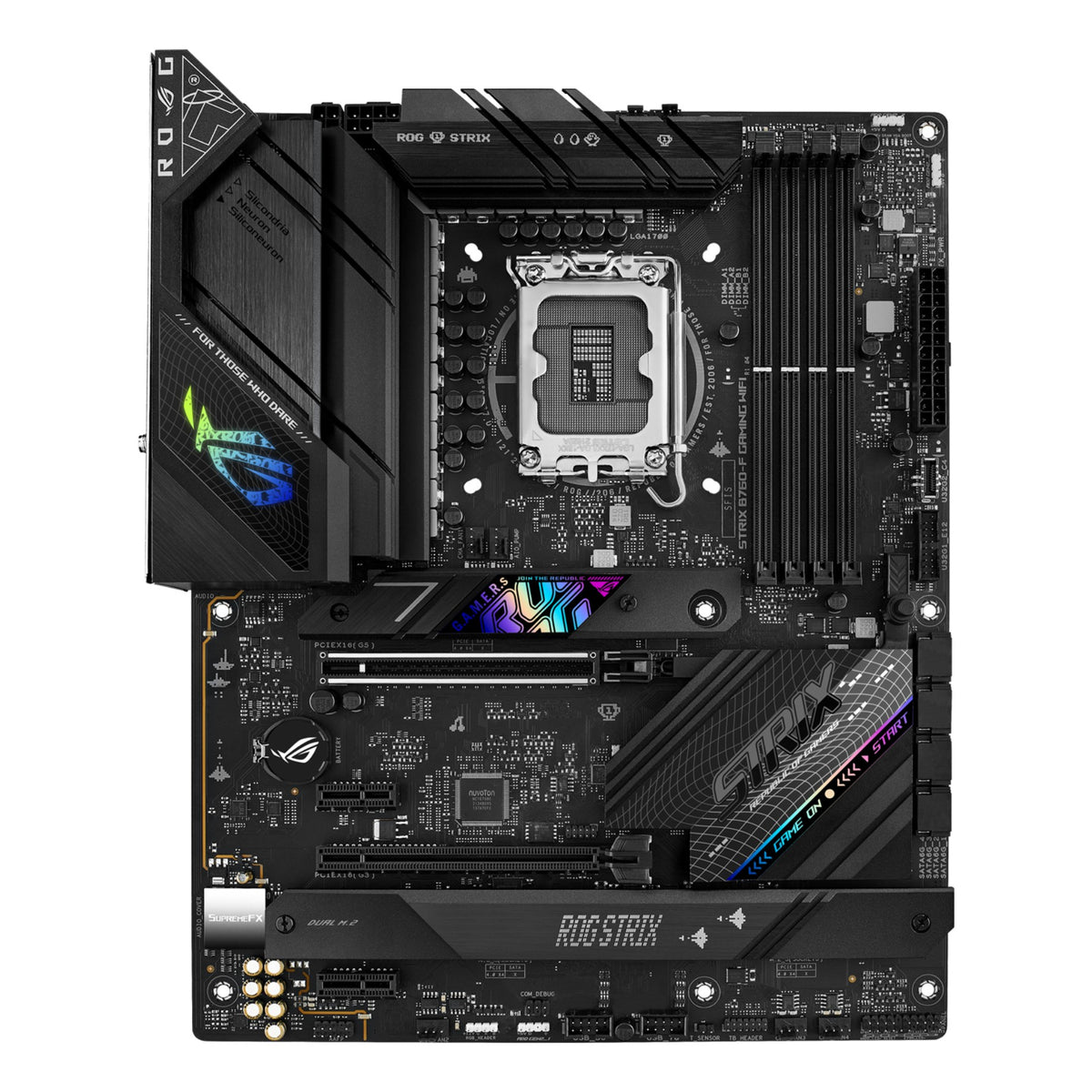 ASUS ROG STRIX B760-F GAMING WIFI hovedkort (LGA1700, DDR5)