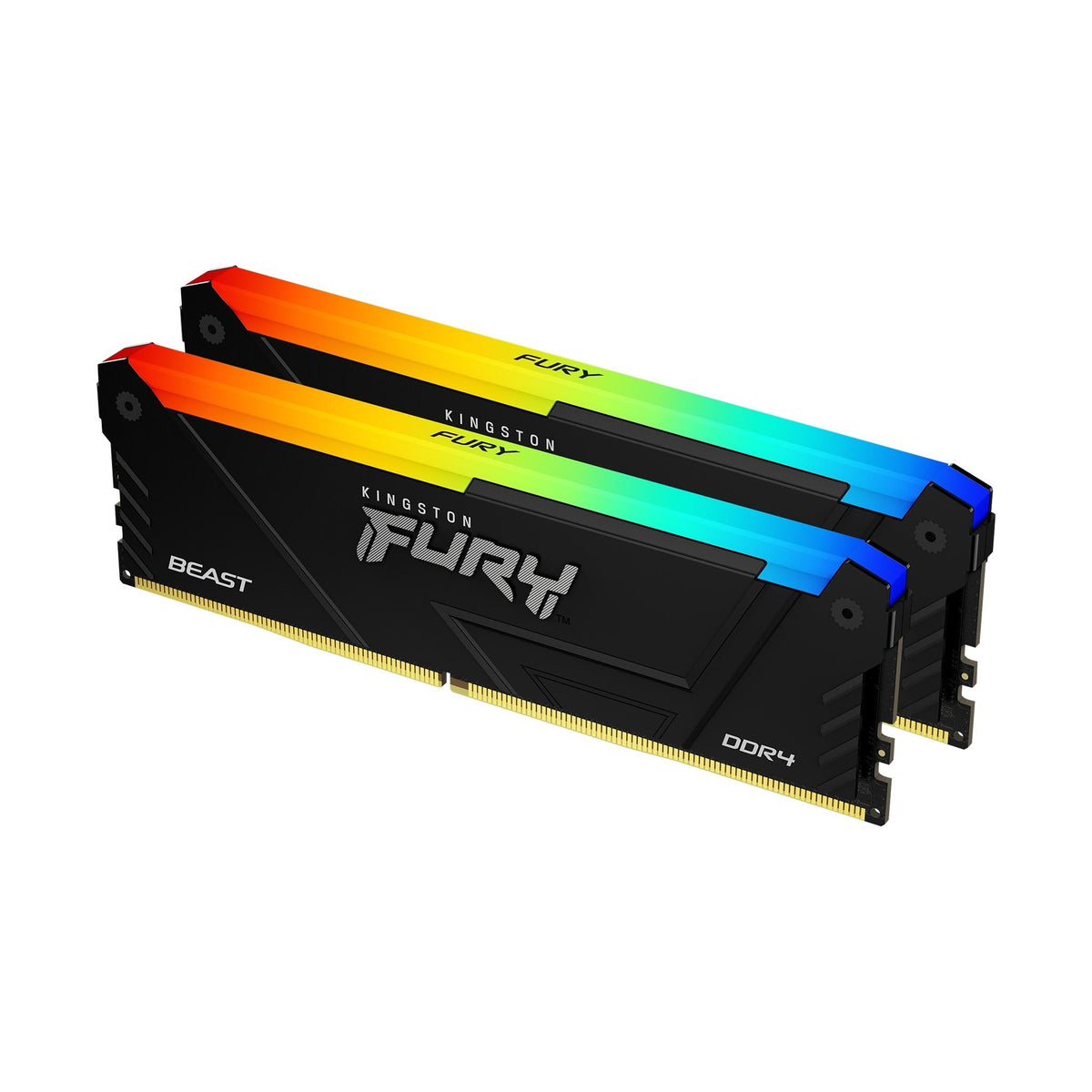 Kingston FURY Beast RGB DDR4 3200 MHz CL16 32 GB minne (2 × 16 GB) – produktbilde