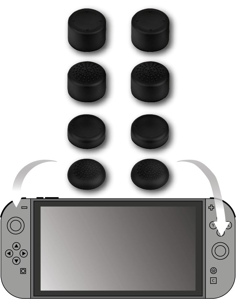 Konix NSW2 Thumb Grips X8