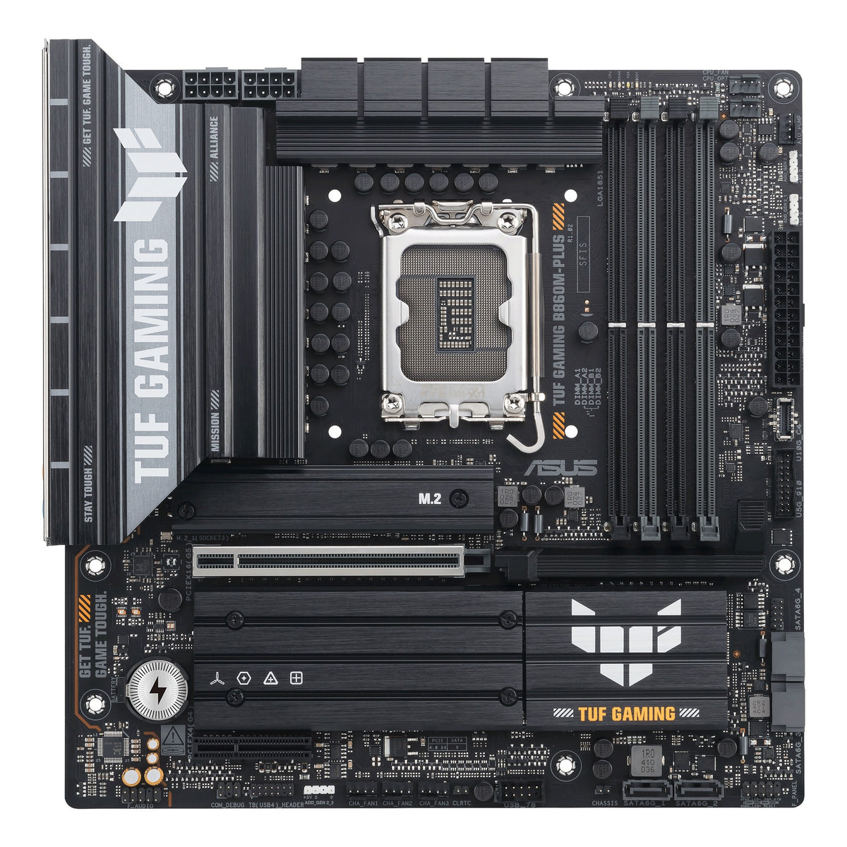 ASUS TUF GAMING B860M-PLUS hovedkort (LGA1851, DDR5)