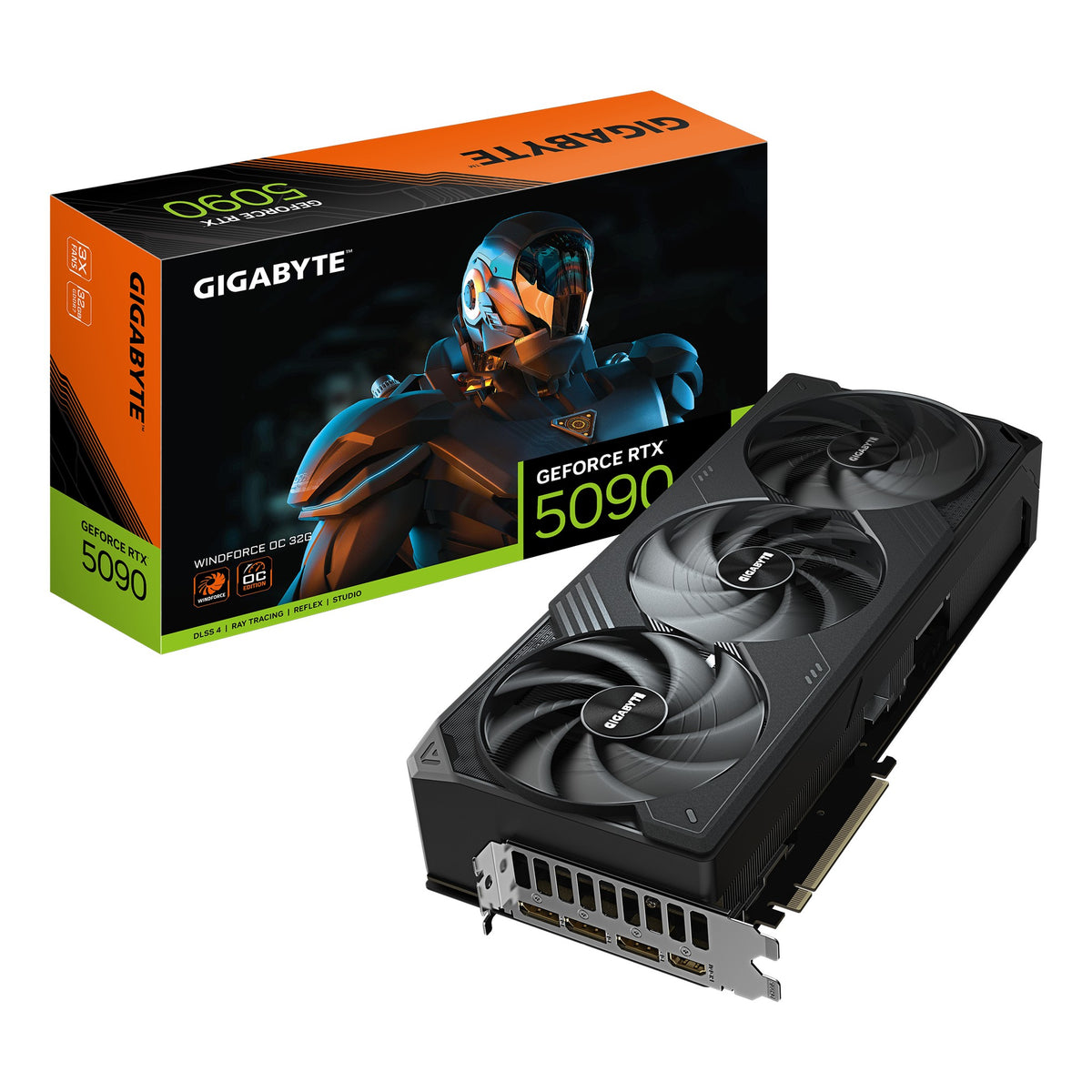 Gigabyte RTX 5090 WINDFORCE OC 32GB skjermkort
