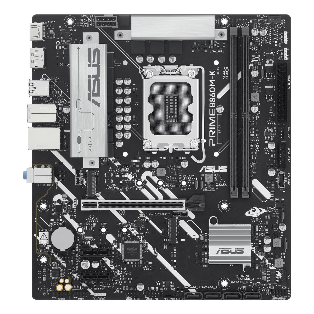 ASUS PRIME B860M-K hovedkort (LGA1851, DDR5)