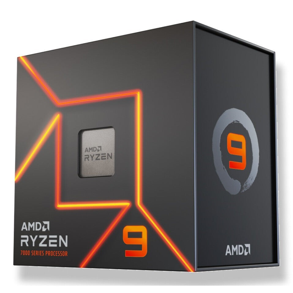 AMD Ryzen 9 7900 prosessor (boks uten kjøler)