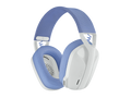Logitech G435 Lightspeed trådløst gamingheadset – off-white/lilla