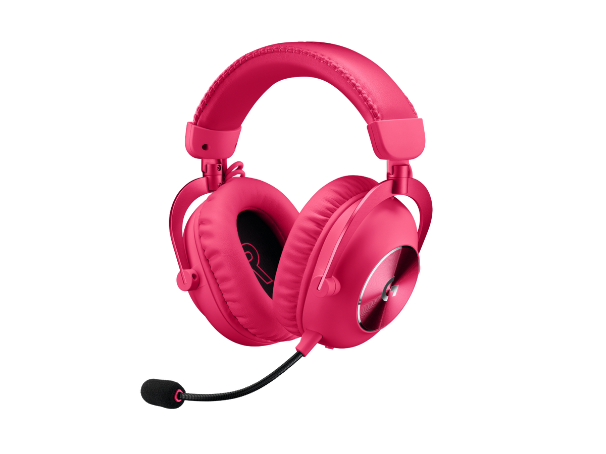Logitech G Pro X 2 Lightspeed trådløst gamingheadset – magenta