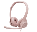 Logitech H390 USB-headset – rosa
