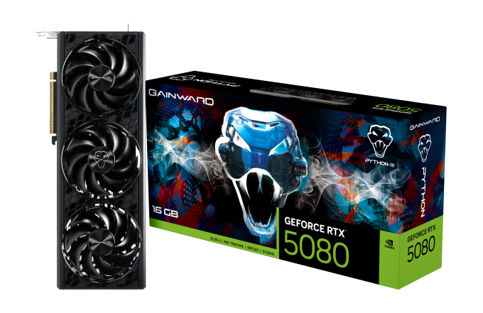 Gainward RTX 5080 Python III skjermkort – produktbilde