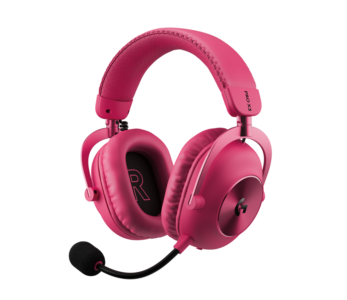 Logitech G Pro X3 Lightspeed trådløst gamingheadset – magenta